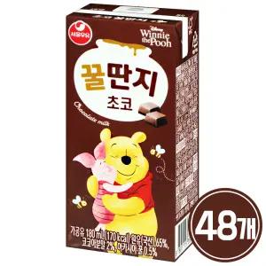 서울우유 초코 꿀단지 180ml x 48개 소비기한 4월 28일