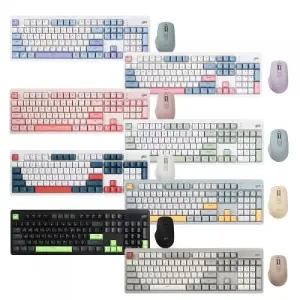 지클릭커 오피스프로 WMK529 사일런스 M 무소음 무선 키보드 마우스 세트 (Gundam)