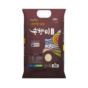 25년햅쌀 수향미4kg/발안농협/ GAP인증