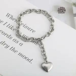 헬스 하트참체인 써지컬스틸 팔찌 요가 운동 운동타이머 스터디