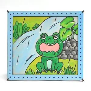 정인아트 전래동화액자 청개구리 / 만들기 재료 / 부자재