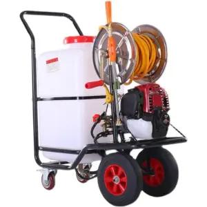 이동식 농약살포기 화분 분사기 분무기 소독 60L 농업용 살수기 약치는 기계