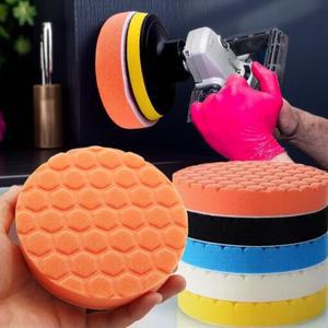 프리미엄 자동차 광택 패드 키트 7인치 버핑 커팅 폴리셔 왁싱 디테일링용