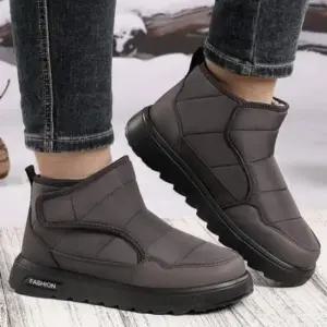 3컬러 털슬립온 도톰 남성 심플 기모안감 패딩부츠