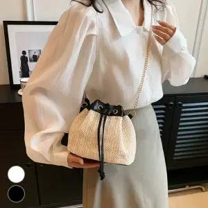 복조리 왕골 체인 버킷백 ELG-172 여름가방 버킷백 여름버킷백 미니버킷백 왕골가방