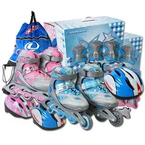 랜드웨이 코멧 아동용 인라인스케이트 콤보세트