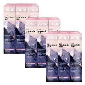 2080 퓨어치약 핑크 마일드민트향 120g X 9개