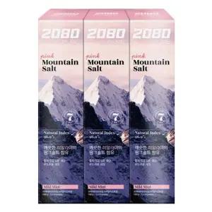 2080 퓨어치약 핑크 마일드민트향 120g X 3개