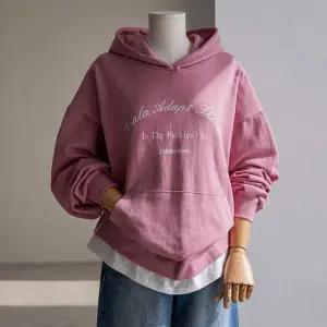 (안나앤플러스) 테븐 레이어드 슬릿 후드티[티셔츠EDY1] 빅사이즈