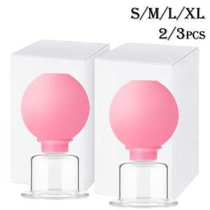 2/3개 얼굴 부항컵 1개 컵 실리콘 마사지 진공 흡입 머그 바디 다리 팔 등 어깨 근육용