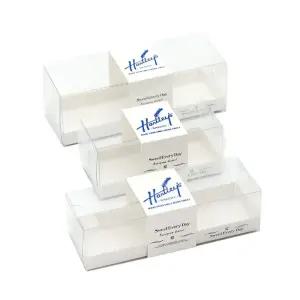 투명 직사각 롤케이크 빵집 카페 포장 상자 디저트