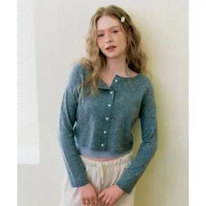 로엠 ROEM 크롭 가디건RMCKG23YT2MELANGE GRAY 103750