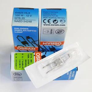 OSRAM 64625 HLX 12V100W GY6.35 FCR 할로겐 램프 현미경 시준기 조명 프로젝터 전구 DR 산업용 NAED 54248