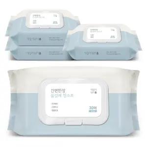 데일리워터 간편한장 물걸레 청소포 대형 캡형 30매 29 x 20 cm 10개