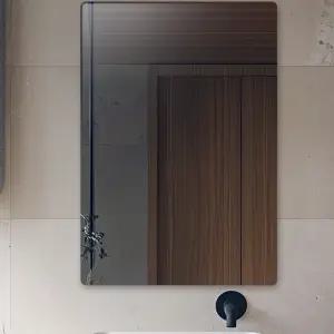 화장실거울 600x900 라운드거울 욕실 사각 민자 라운드 거울 해림