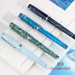 2026 펜브스 만년필 스카이 블루 블레이드 팁 F 0.5MM 닙 고급 잉크펜 흡수체 장착 귀여운 사무용품 선물