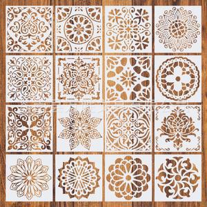 만다라 스텐실 도안 벽화 페인팅