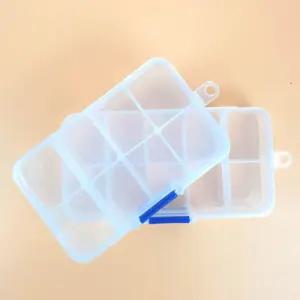 윈코 미니 투명 직사각 소품 정리함 1P 칸막이 아크릴 수납함 케이스 약 플라스틱 다용도