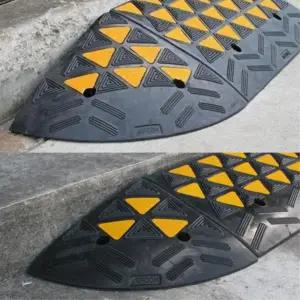 차량진입판 고무경사판용 좌우 날개 h150 카업 블록업 휠체어 상가 문턱