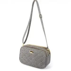 [패션] 3중 미니 사이즈 데일리 지퍼 아담한 퀄팅백 수납 공간