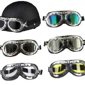 빈티지 방풍 고글 선글라스 오토바이 바이크 스키