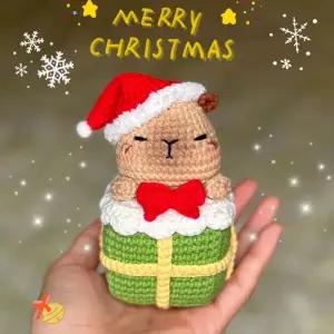 손뜨개 키트 카피바라 인형 영상 포함 가방뜨기 DIY