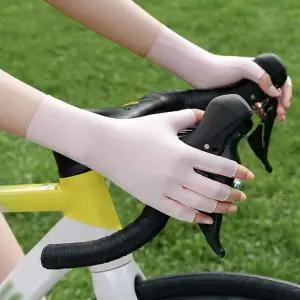 여성 188VAG18 오픈핑거 장갑 쿨 메쉬 반장갑 여름 자외선차단