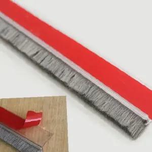 방화문 유리문 하단 외풍 차단 브러시 틈새 밀봉 방풍 방음 단열 냉기 먼지 차단