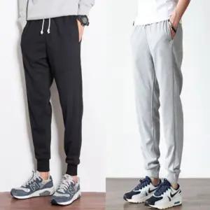 밑단 시보리 무지 트레이닝바지 밴딩 조거팬츠 남성 tgf1+8wTu