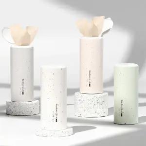 휴홈 컵홀더 차량용 무표백 대나무 밤부톡 슬림티슈 60매x8개