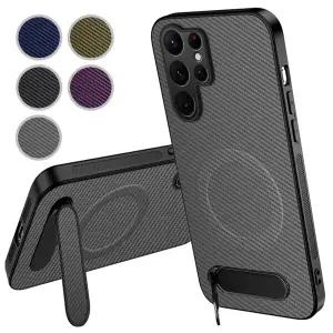 데켄스 갤럭시 S26 S25 S24 S23 S22 S21 노트20 울트라 플러스 카메라풀커버 스탠드 거치대 맥세이프 카본