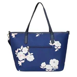 여성쇼퍼백 플라워 패턴 쇼퍼백 디자인 모던컬러 데일리 숄더백