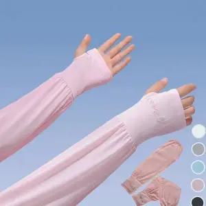 여성용 손등 팔 토시 루즈핏 쿨링 슬리브 자외선 차단 여름 야외활동 운전 골프