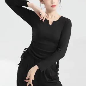 댄스복 상의 여성 긴팔 티셔츠 요가복 운동복 성인 무용 필라테스복