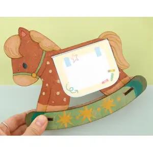 MDF 흔들목마 메모판 만들기 목표달성 할일습관 교육 5개 어린이놀이 미술키트 재밌는 아동