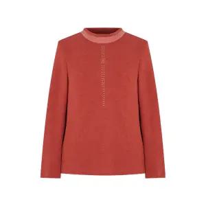 [크로커다일레이디] 크로커다일레이디 핫피스 포인트 반넥 티셔츠CLESTS101