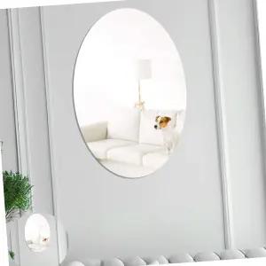 붙이는거울 붙이는 무타공 안전 화장대 욕실 현관 벽부착 거울