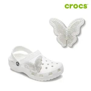 [크록스 정품] 진주와 보석 나비 지비츠 10015382