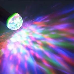 ( )휴대용 미러볼 USB타입 블루투스마이크 노래방조명