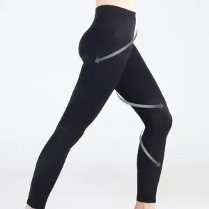 골반보정레깅스 무릎테이핑 허리보호 오다리 개선 자세교정 체형교정 힙업 바디로직 리포머 여성보정속옷 9부