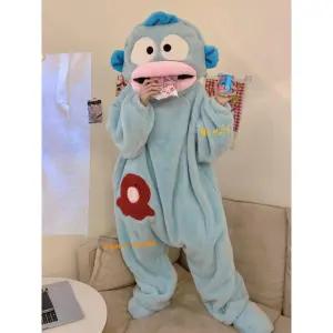 한교동 잠옷 겨울 홈웨어 커플 바지 상어 파자마 긴팔