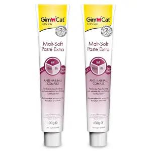 (유통기한 2027.05) 짐펫 짐캣 몰트 소프트 헤어볼제거제 100g 2개