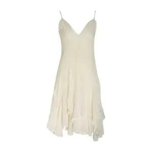 XIAOLA 레이스원피스 슬립 프릴 V넥 뷔스티에