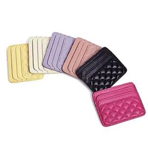 양가죽 퀼팅 카드지갑 BBWT20-016 (6COR) 카드지갑 지갑 동전지갑 여성지갑