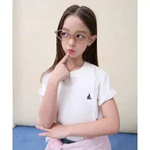 빈폴 키즈 BEANPOLE KIDS Essential 수피마 베이직 반소매 티셔츠 - 아이보리 (BI6242UE10) BI6242UE10 134