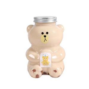 곰돌이공병 페트병 우유 뚜껑 플라스틱공병 플라스틱