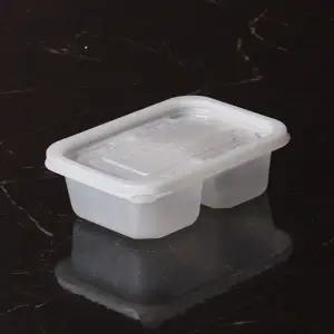 음식 포장 용기 테이크아웃 국물 배달 일회용 죽 용기 식품 플라스틱 도시락 칸막이 삼단 보관 간식 밀폐