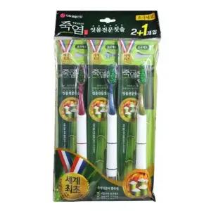 죽염 잇몸전문 초극세모칫솔 2+1 칫솔 대용량칫솔 칫솔도매 개운한 상쾌한