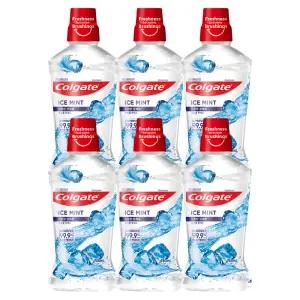 콜게이트가글 콜게이트 마우스워시 아이스민트 750ml 6개