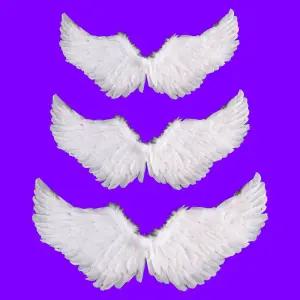 천사날개 세트 코스튬 학예회 머리띠 천사봉 판타지 파티소품 할로윈의상